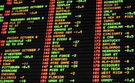 sportsbook betting odds